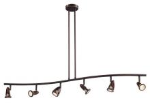 Trans Globe W-466-6 ROB - 6LT TRACK-WAVE-GU10-DOWN RODS
